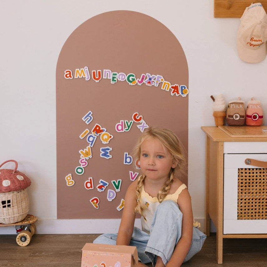 Magnetic Playwall™ | Magnetic Wall Decal For Kids & Playrooms - Clay