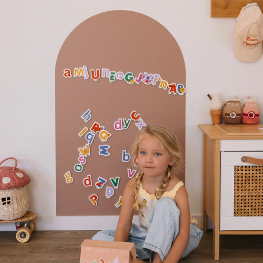Magnetic Playwall™ | Magnetic Wall Decal For Kids & Playrooms - Clay