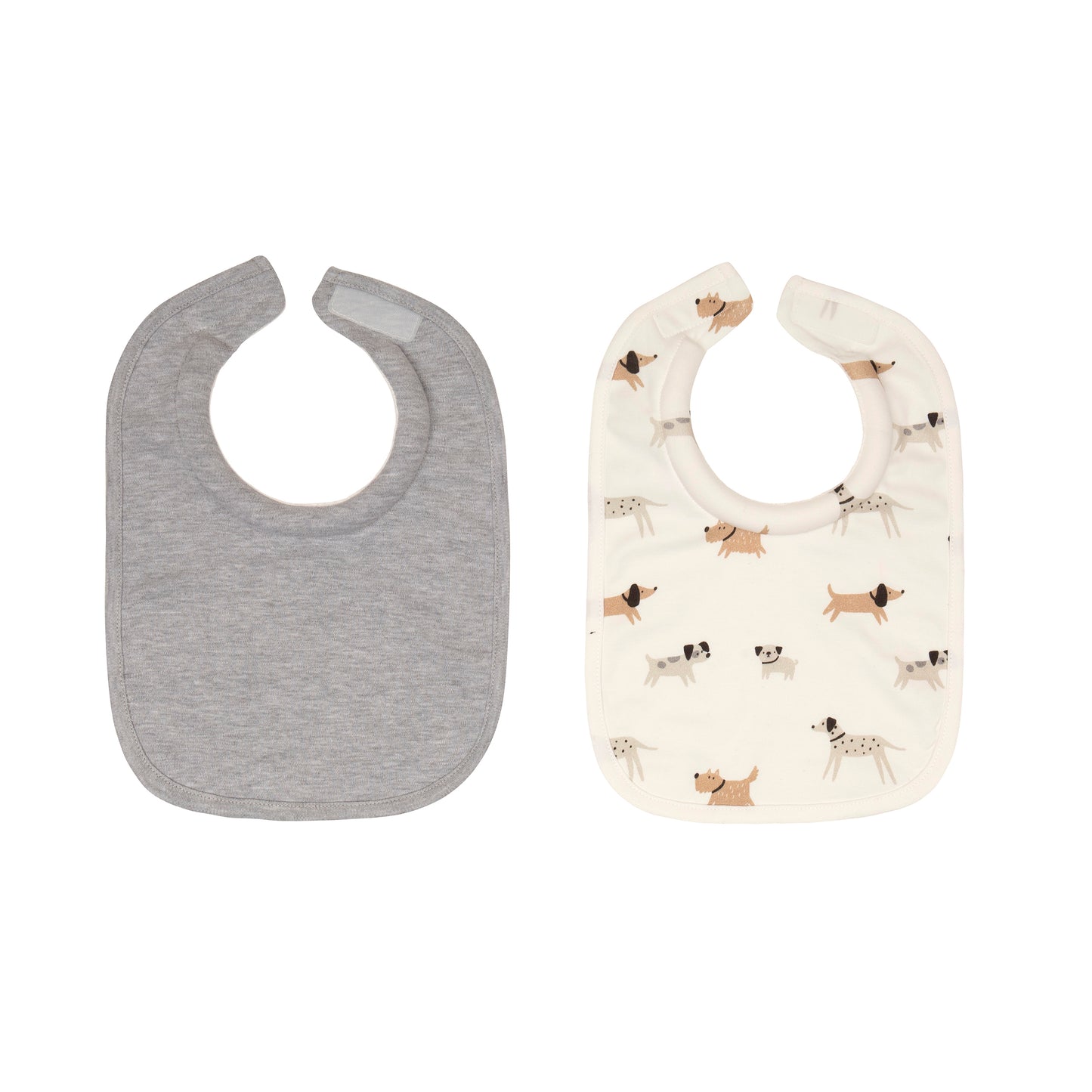 Roll Neck Bib 2pk - Dogs
