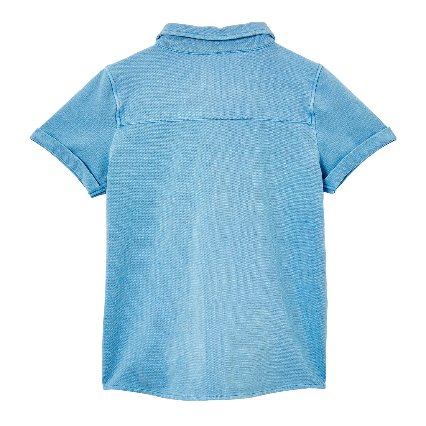 Blue Pique Shirt