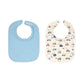 Roll Neck Bib 2pk - Diggers