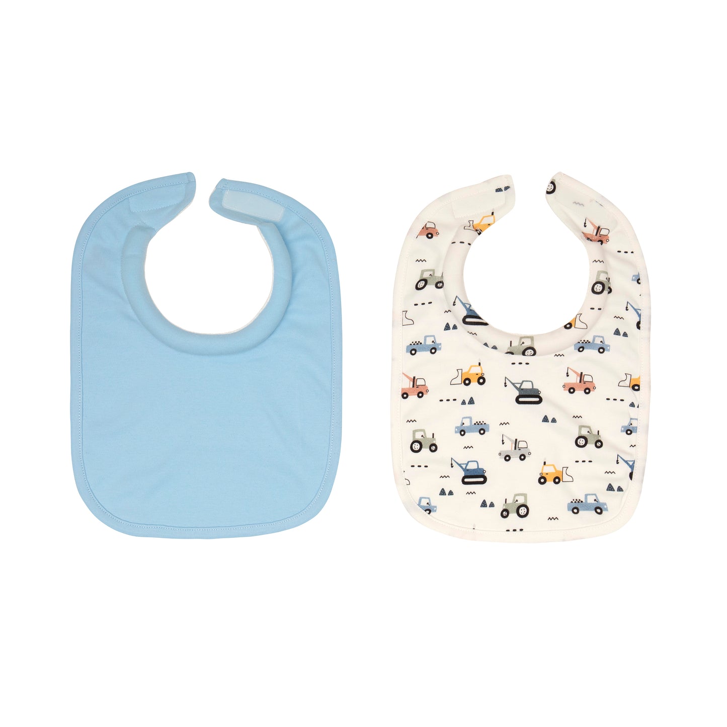 Roll Neck Bib 2pk - Diggers