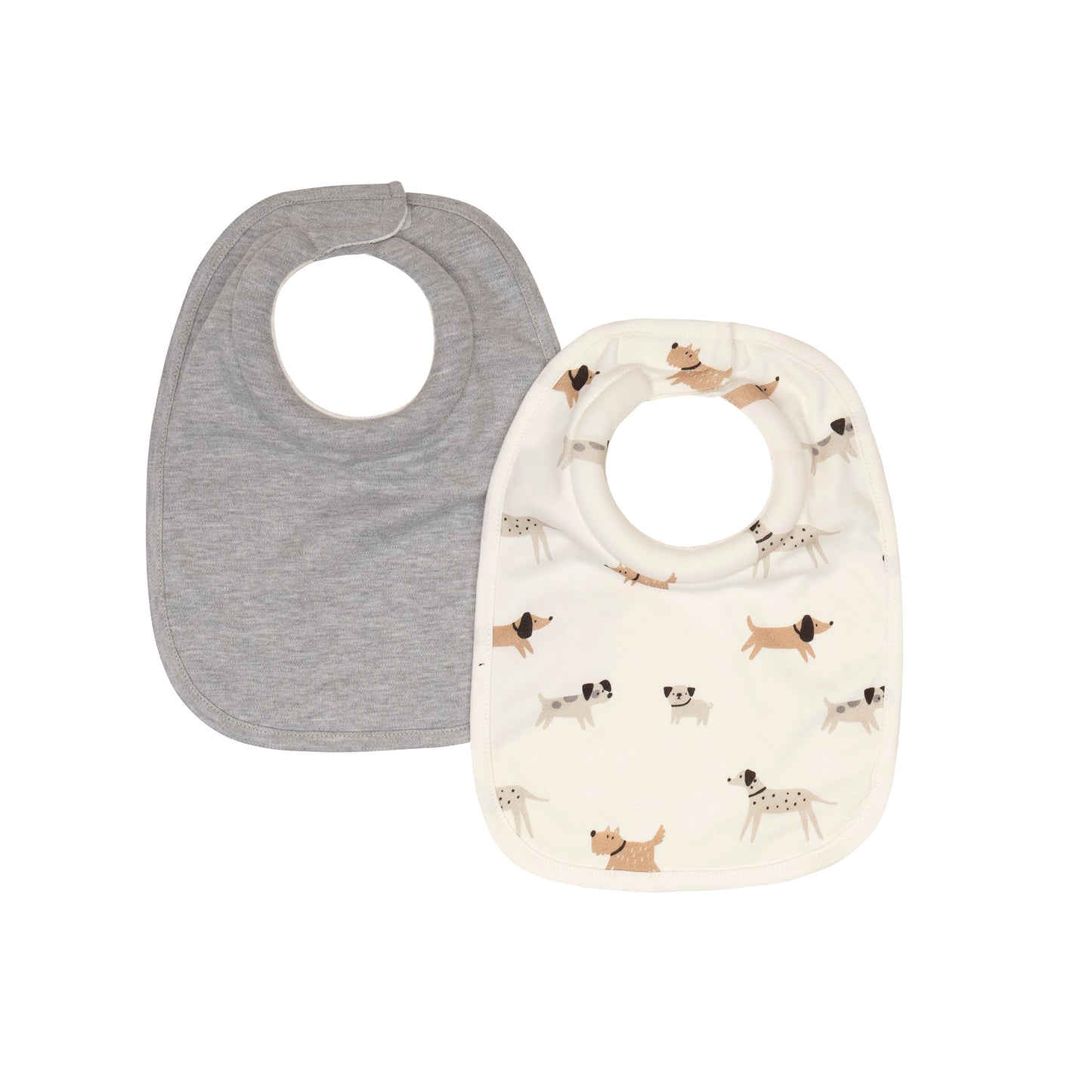 Roll Neck Bib 2pk - Dogs