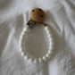 Silicone Dummy Clip - White