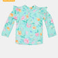 Toshi Swim Rashie L/S - Waratah Mint