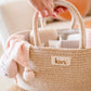 Cotton Rope Nappy Caddy Organiser