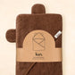 Hooded Towel - Chocolate
