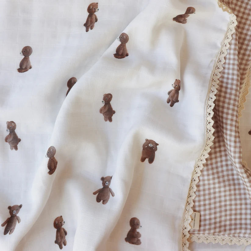 Baby Heirloom Blanket - Teddy Bear