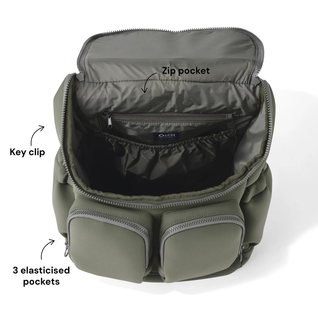 Signature Nappy Backpack - Sage Neoprene