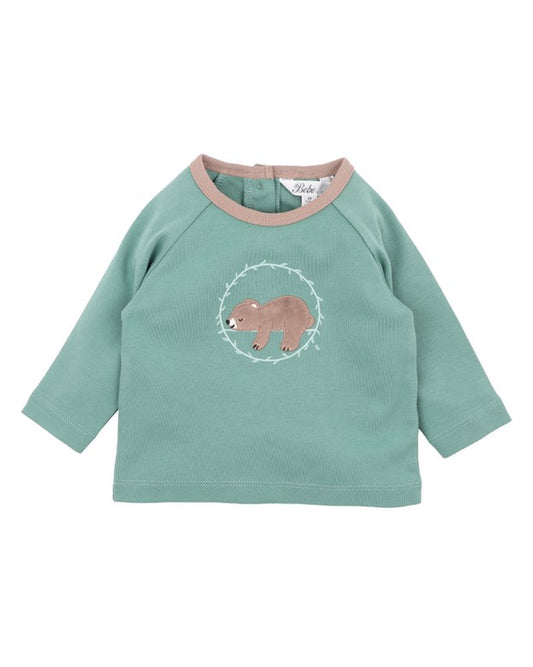 Mateo Lying Bear Tee - Pine Green
