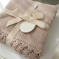 Heritage Knit Blanket - Biscotti