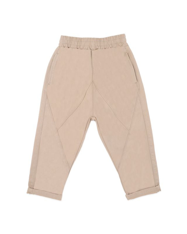 Twill Pull On Pants - Warm Stone