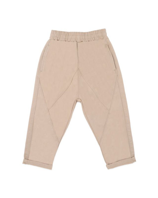 Twill Pull On Pants - Warm Stone
