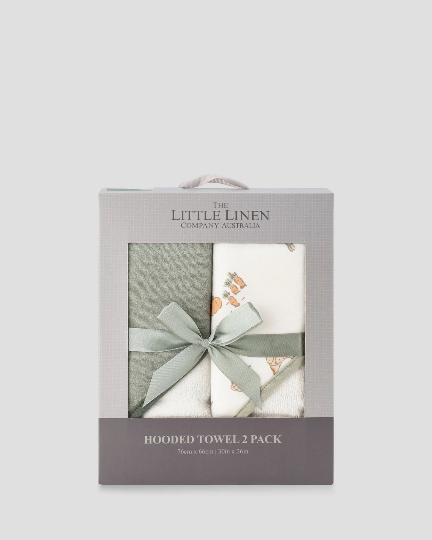 Baby Hooded Towels 2 Pack - Farmyard Lamb