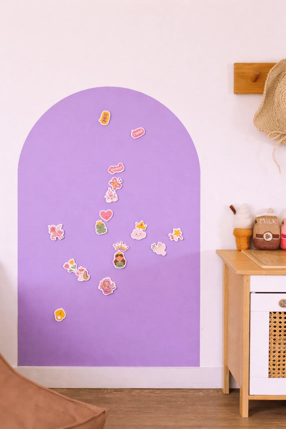 Magnetic Playwall™ | Magnetic Wall Decal For Kids & Playrooms - Lavender