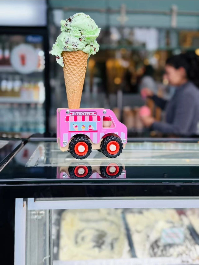 Wooden Ice Cream Van