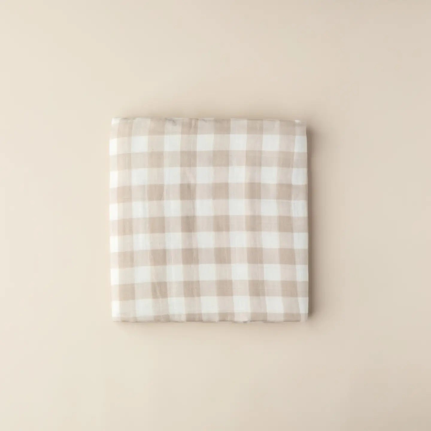 Classic Gingham Muslin Baby Swaddle