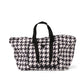 Fold Up Tote - Houndstooth
