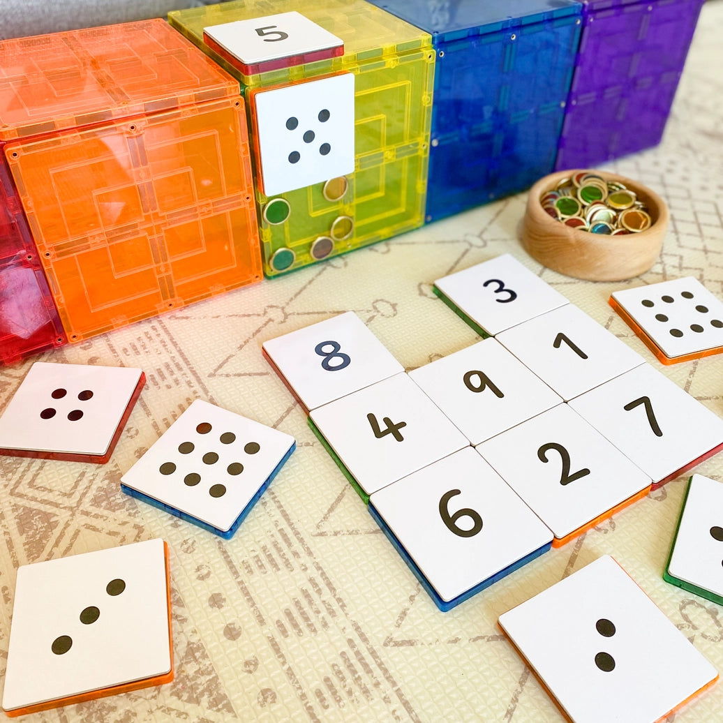 Magnetic Tile Topper - Numeracy Pack 40Pce