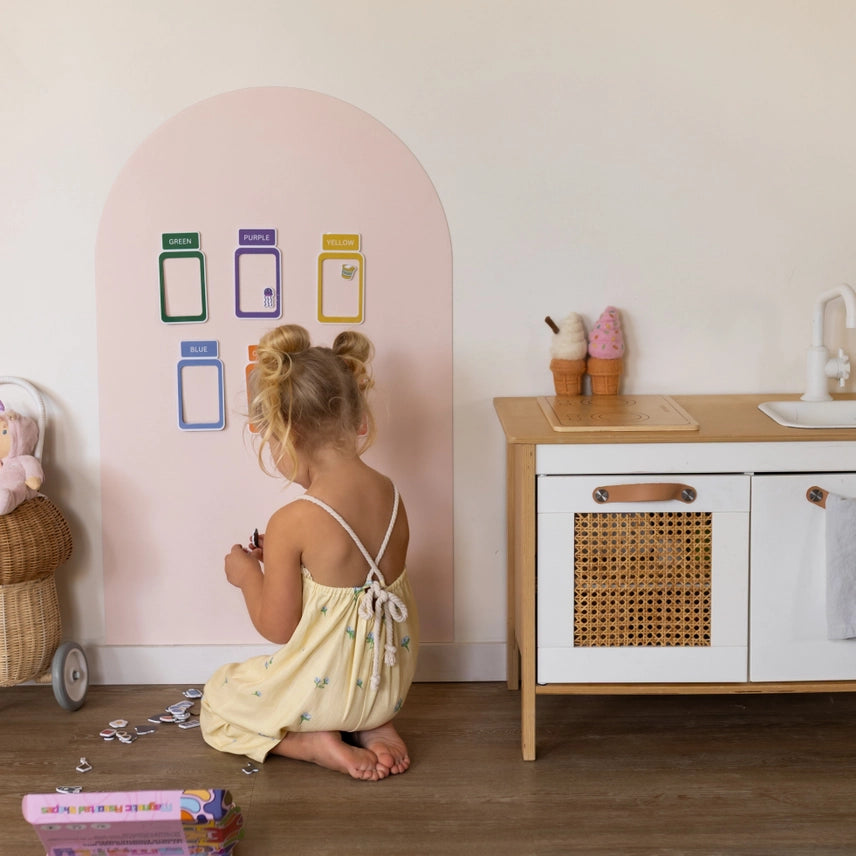 Magnetic Colour Sorting Jars | Montessori Sorting Jars