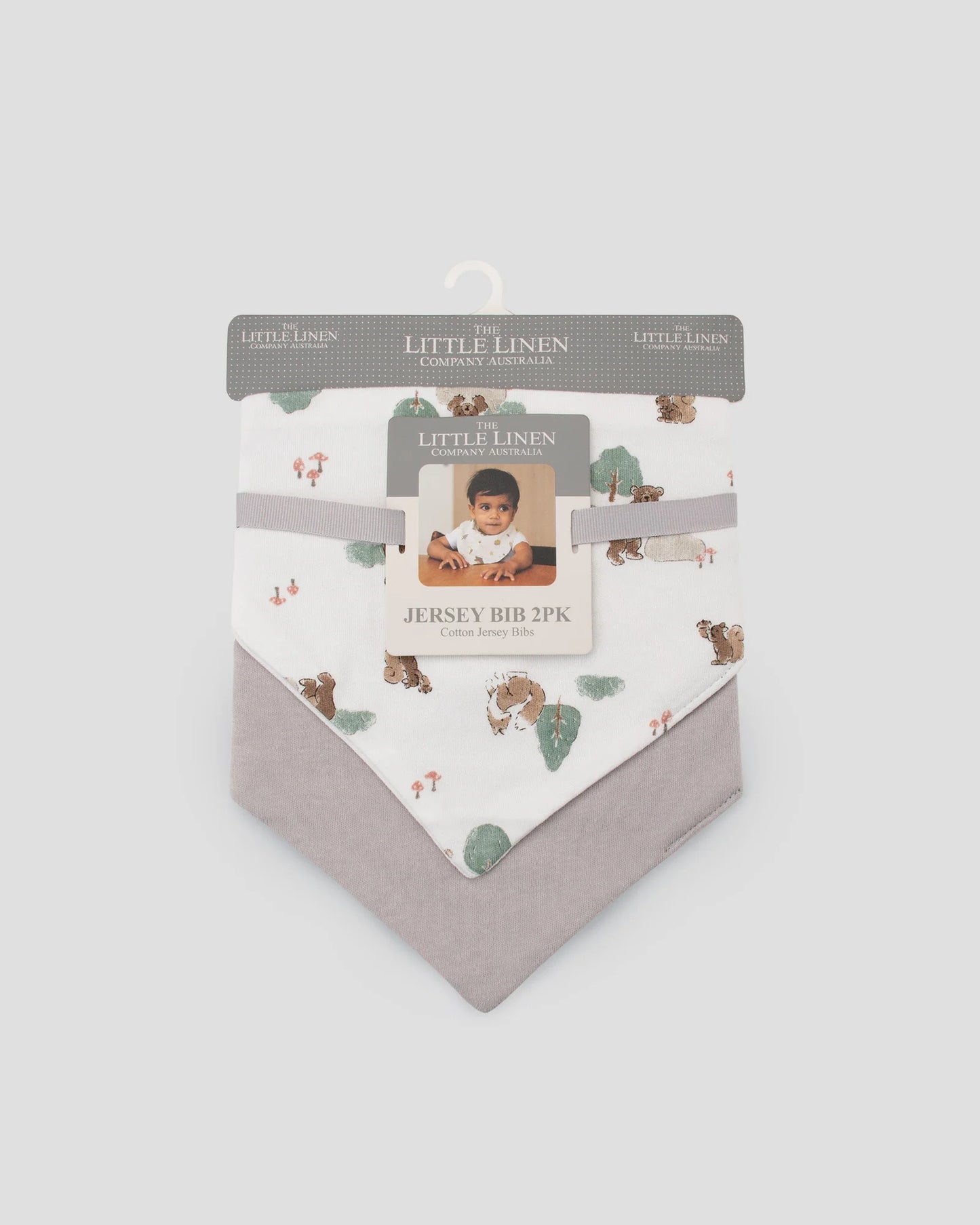 Jersey Bibs 2 Pack - Willow Bear