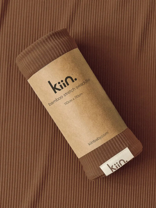 Bamboo Stretch Swaddle - Chocolate