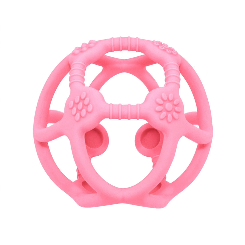 Playground Silicone Teething Ball - Light Pink