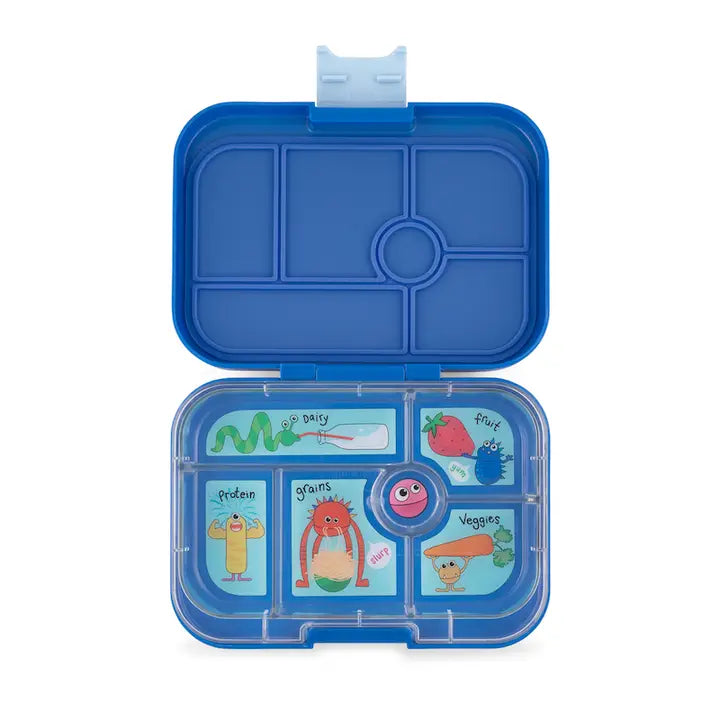 Yumbox  6 Compartment Bento Box - Blue - Monster