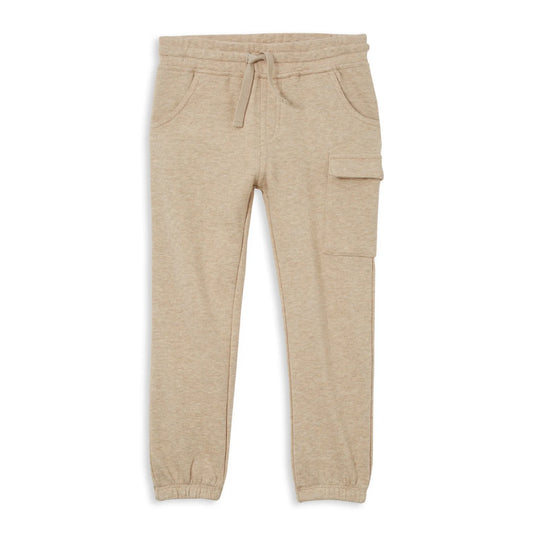 Cargo Track Pants - Natural