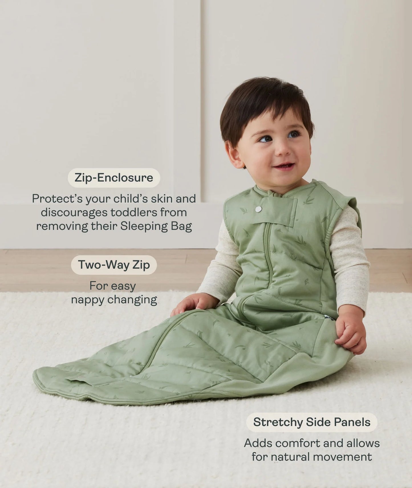 Jersey Sleeping Bag N/S 1.0TOG - Savannah