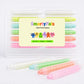 Neon Dustless Chalk Crayons 12 Pce