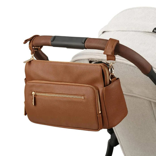 Multitasker Pram Caddy - Chestnut Brown