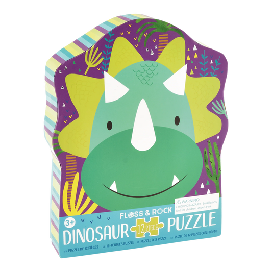 Dinosaur Shaped Jigsaw Puzzle - 12 Pce