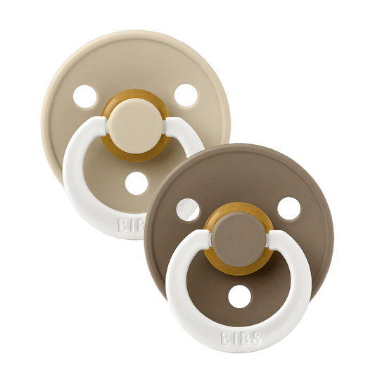 BIBS Night Glow Dummies Size 1 - Vanilla/Dark Oak