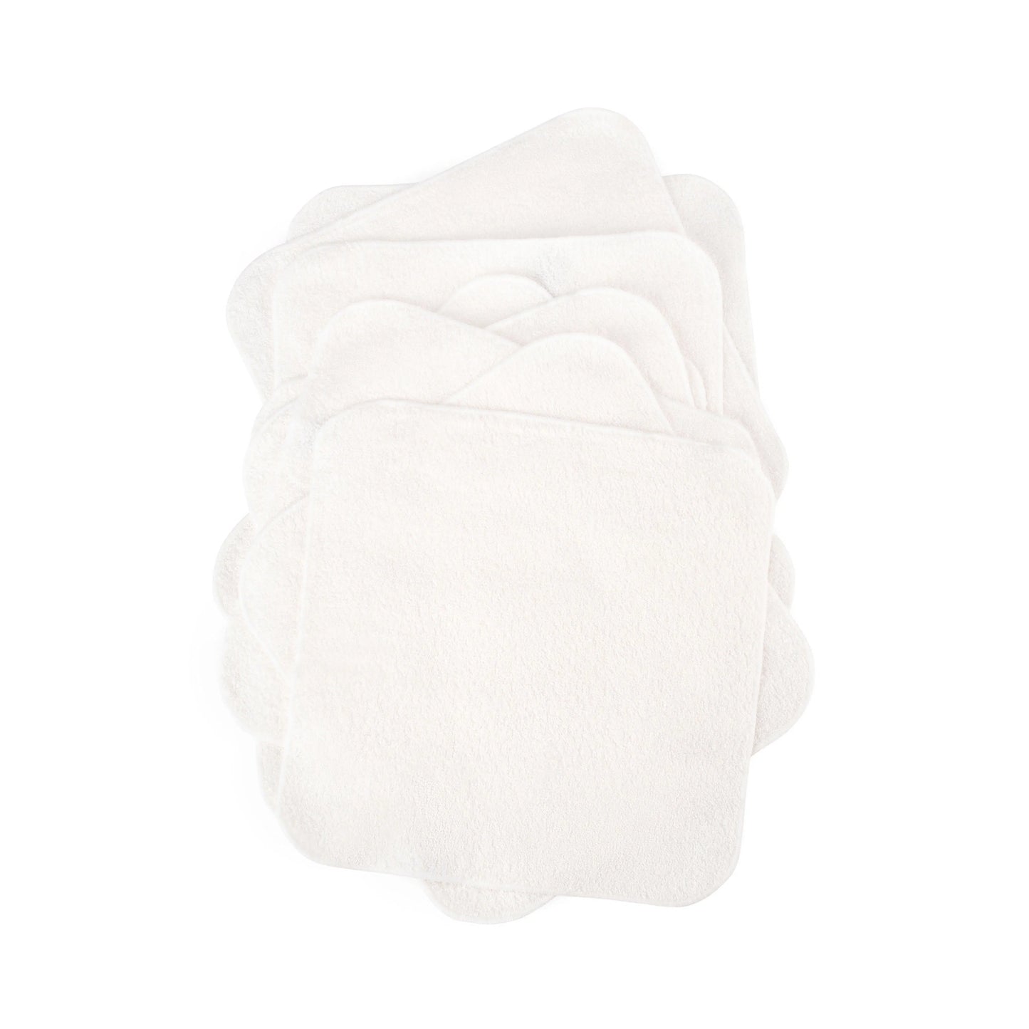 Baby Towelling Washer 10PK - Natural