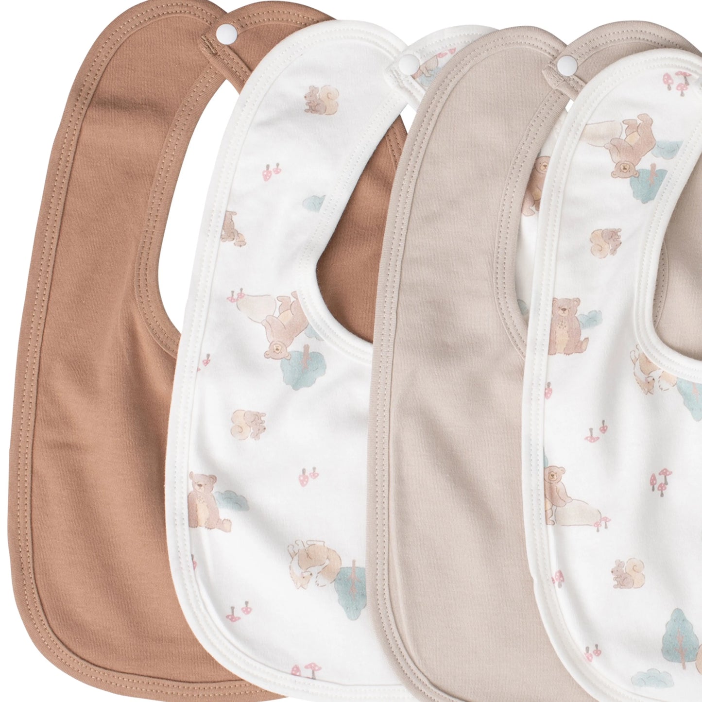 Jersey Bibs 5PK - Bushland Bear