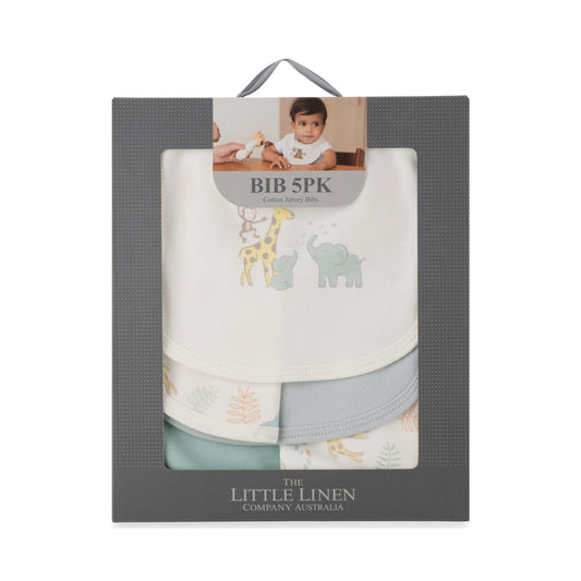 Jersey Bib 5PK - Savanna Giraffe