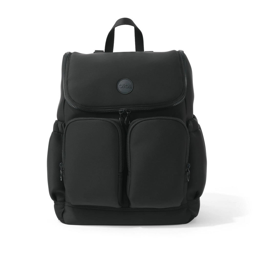 Signature Nappy Backpack - Black Neoprene