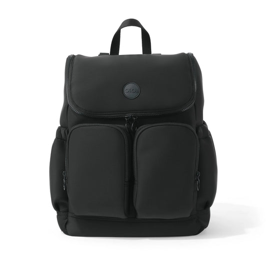 Signature Nappy Backpack - Black Neoprene