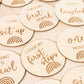 Baby Milestone Wooden Discs