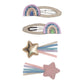 Over The Rainbow Clip Set - Space Unicorn