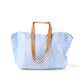 Fold Up Tote Bag - Blue Check