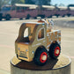 Wooden Zoo Truck Toy with Animal Figurines