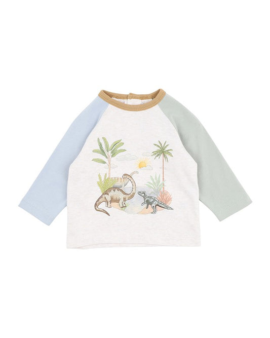 Isaac Dinosaur Tee- Multi