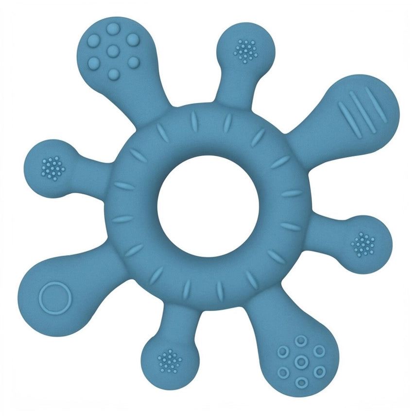 Silicone Splash Teether - Steel Blue