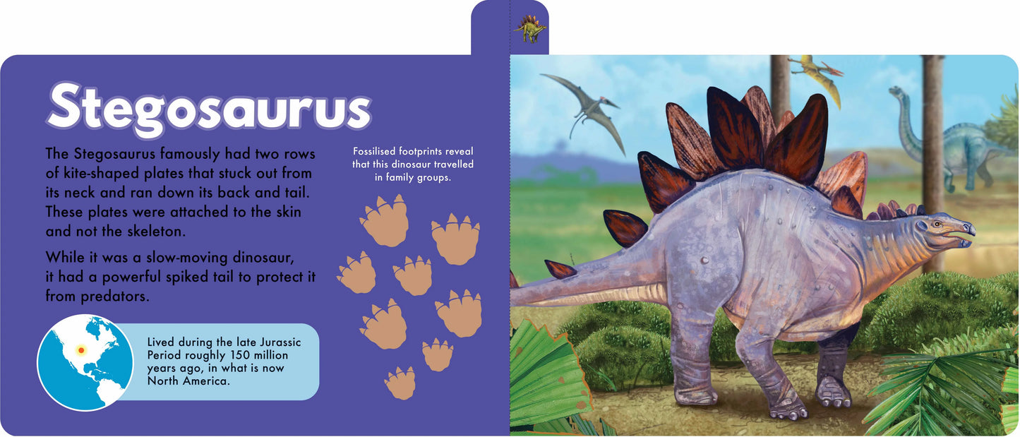 Dinosaurs of the World - Chunky Tabbed Board Book
