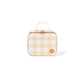 Mini Insulated Lunch Bag - Beige Gingham