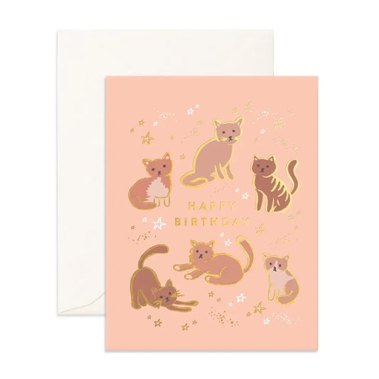 Card - Birthday Cats