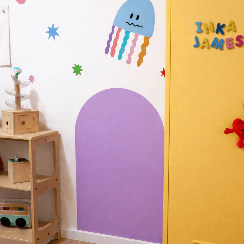 Magnetic Playwall™ | Magnetic Wall Decal For Kids & Playrooms - Lavender