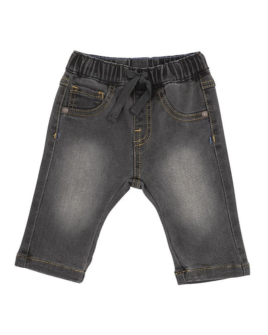 Tiger Pull On Jeans - Charcoal